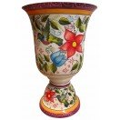 Mexican Talavera Planter  Colibri Purple